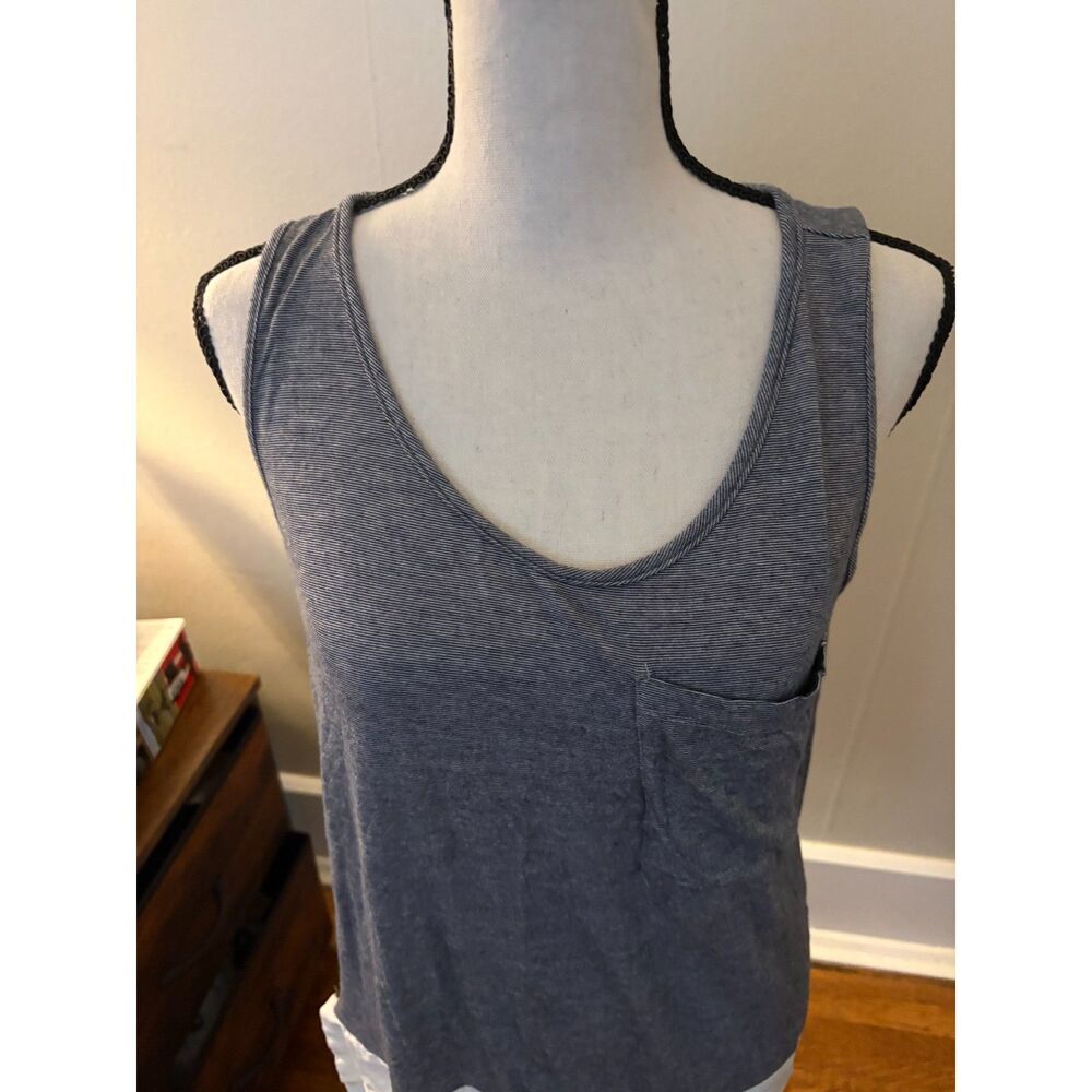 Amour Vert Sleeveless Tank | Size M | Dark Charcoal Gray